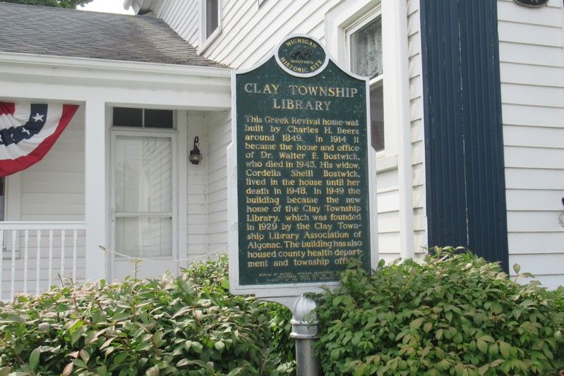 Algonac Clay Historical Society Museum