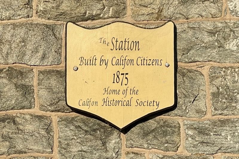 Califon Historical Society Station Museum