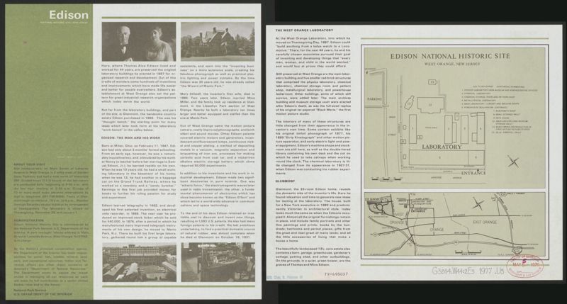 Thomas Edison National Historical Park